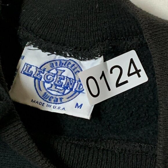 Chicago Blackhawks NHL Sweatshirt Medium Black 1991 All Star Game Hockey Team - Picture 11 of 11